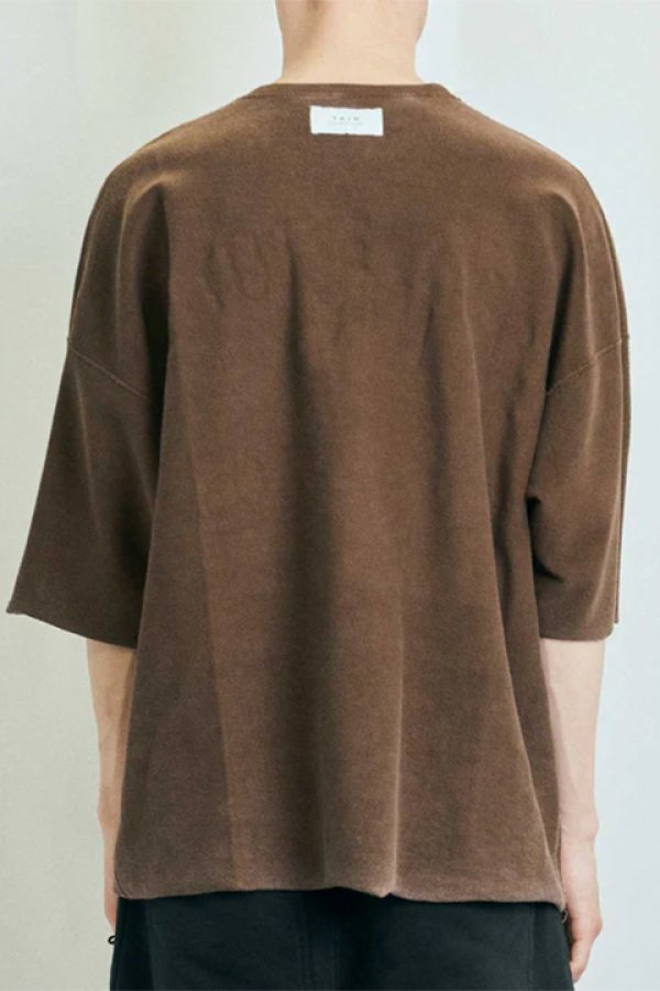 画像13: TAIN DOUBLE PUSH タインダブルプッシュ HELL YEAR SHORT SLEEVE SWEAT(リバーシブル仕様){-BBA} (13)