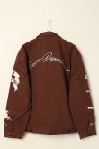 画像2: 【 30%OFF セール38,500円→26,950円】 TAIN DOUBLE PUSH タインダブルプッシュ EMBROIDERY WORK JACKET{-BBA} (2)