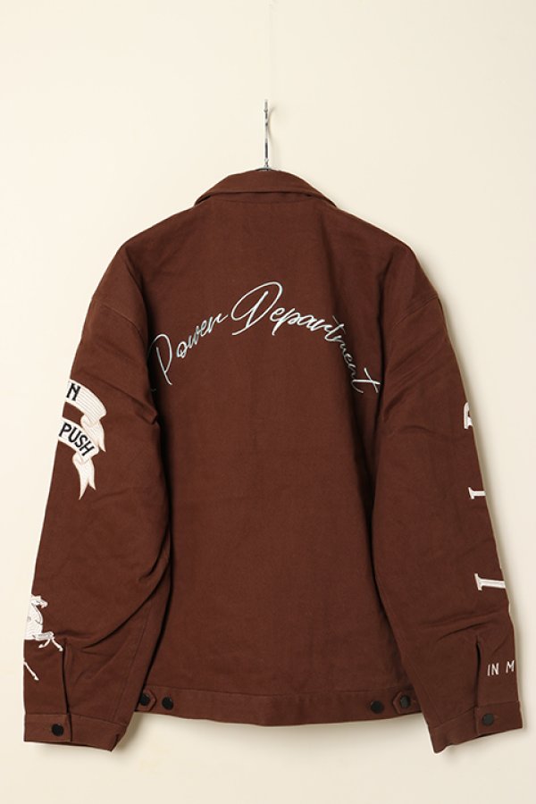 画像2: TAIN DOUBLE PUSH タインダブルプッシュ EMBROIDERY WORK JACKET{-BBA} (2)