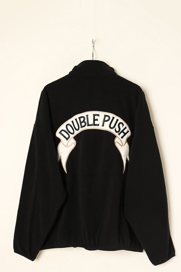 画像2: TAIN DOUBLE PUSH タインダブルプッシュ DOUBLE PUSH HALF ZIP FLEECE{-BBA} (2)