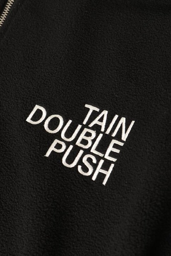 画像3: TAIN DOUBLE PUSH タインダブルプッシュ DOUBLE PUSH HALF ZIP FLEECE{-BBA} (3)