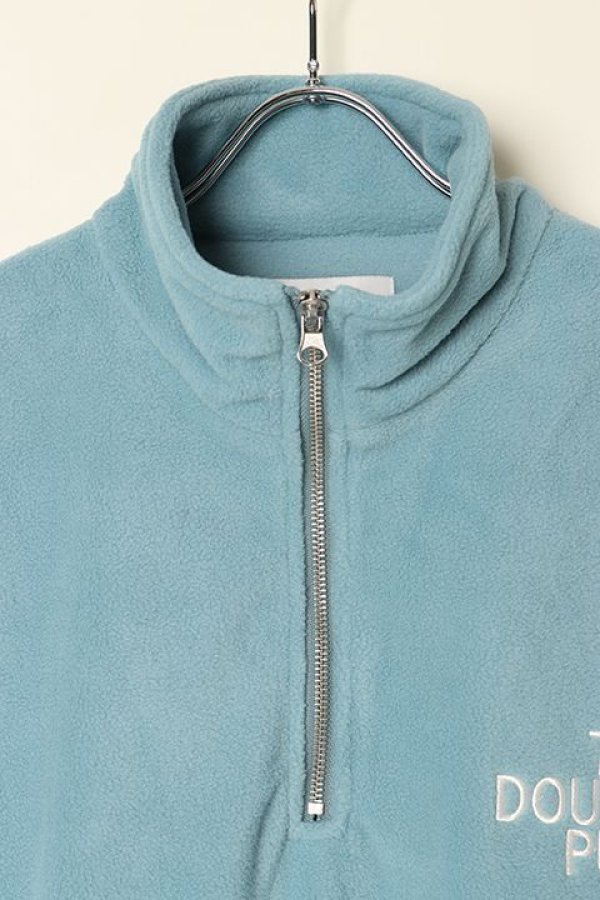 画像2: TAIN DOUBLE PUSH タインダブルプッシュ DOUBLE PUSH HALF ZIP FLEECE{-BBA} (2)