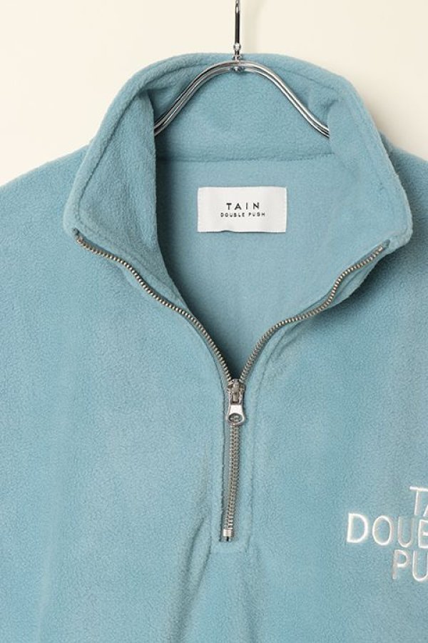 画像3: TAIN DOUBLE PUSH タインダブルプッシュ DOUBLE PUSH HALF ZIP FLEECE{-BBA} (3)