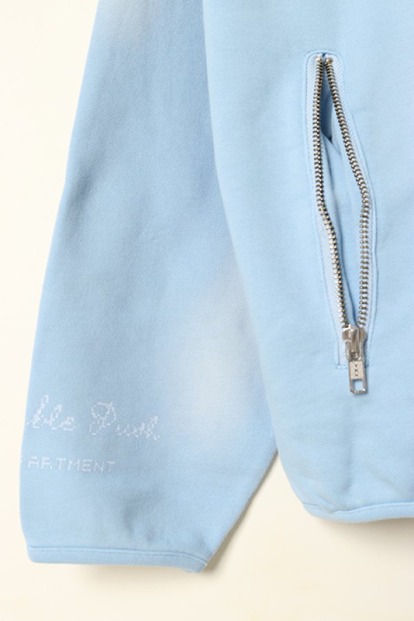 画像5: 【 30%OFF セール31,900円→22,330円】 TAIN DOUBLE PUSH タインダブルプッシュ DOUBLE PUSH HALF ZIP SWEAT{-BCS} (5)