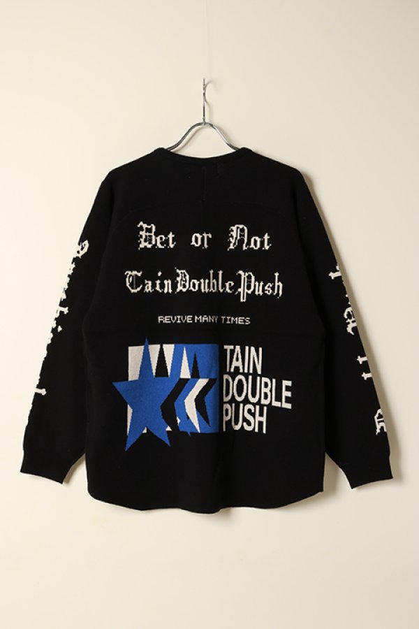 画像5: TAIN DOUBLE PUSH タインダブルプッシュ DOUBLE PUSH KNIT FOOTBALL{-BCS} (5)
