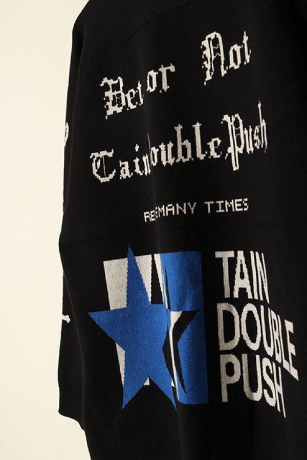 画像7: TAIN DOUBLE PUSH タインダブルプッシュ DOUBLE PUSH KNIT FOOTBALL{-BCS} (7)