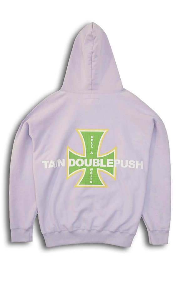 画像2: TAIN DOUBLE PUSH タインダブルプッシュ BRUSHED P/O HOODIE(リバーシブル){-BCA} (2)
