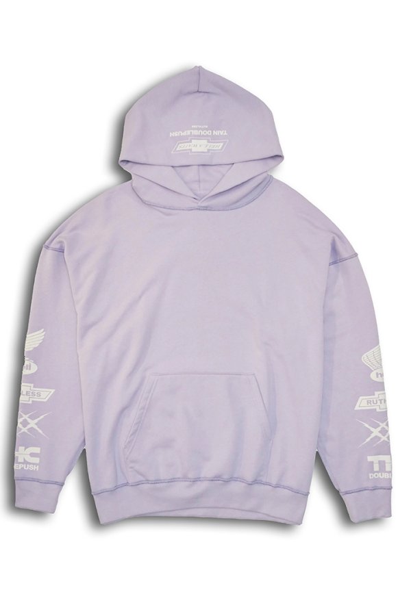 画像3: TAIN DOUBLE PUSH タインダブルプッシュ BRUSHED P/O HOODIE(リバーシブル){-BCA} (3)