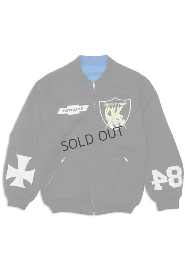 画像1: {SOLD}TAIN DOUBLE PUSH タインダブルプッシュ RUTHLESS NYLON GAME JACKET（リバーシブル）{-BCA} (1)