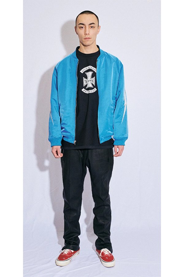 画像5: TAIN DOUBLE PUSH タインダブルプッシュ RUTHLESS NYLON GAME JACKET(リバーシブル){-BCA} (5)