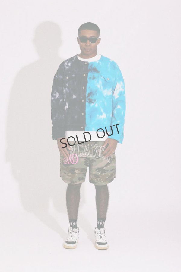 画像2: {SOLD}TAIN DOUBLE PUSH タインダブルプッシュ POWER DEPARTMENT UNEVEN DYEING JACKET{-BDS} (2)