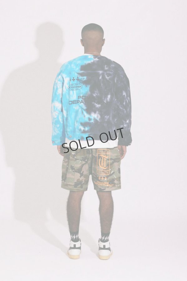 画像4: {SOLD}TAIN DOUBLE PUSH タインダブルプッシュ POWER DEPARTMENT UNEVEN DYEING JACKET{-BDS} (4)