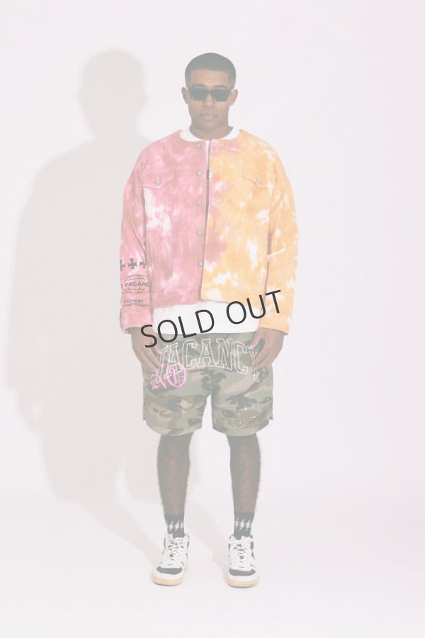 画像2: {SOLD}TAIN DOUBLE PUSH タインダブルプッシュ POWER DEPARTMENT UNEVEN DYEING JACKET{-BDS} (2)