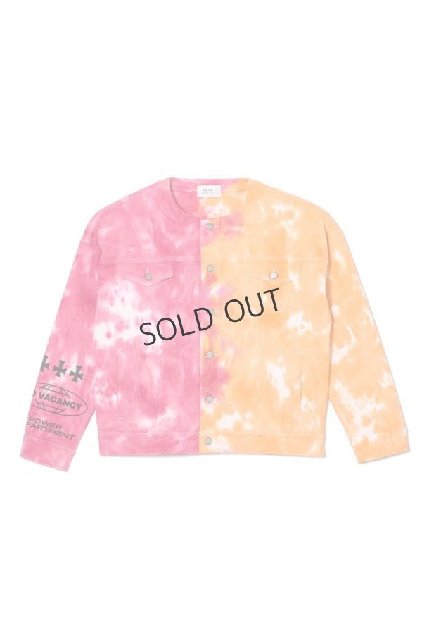 画像5: {SOLD}TAIN DOUBLE PUSH タインダブルプッシュ POWER DEPARTMENT UNEVEN DYEING JACKET{-BDS} (5)