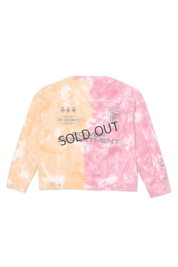 画像6: {SOLD}TAIN DOUBLE PUSH タインダブルプッシュ POWER DEPARTMENT UNEVEN DYEING JACKET{-BDS} (6)