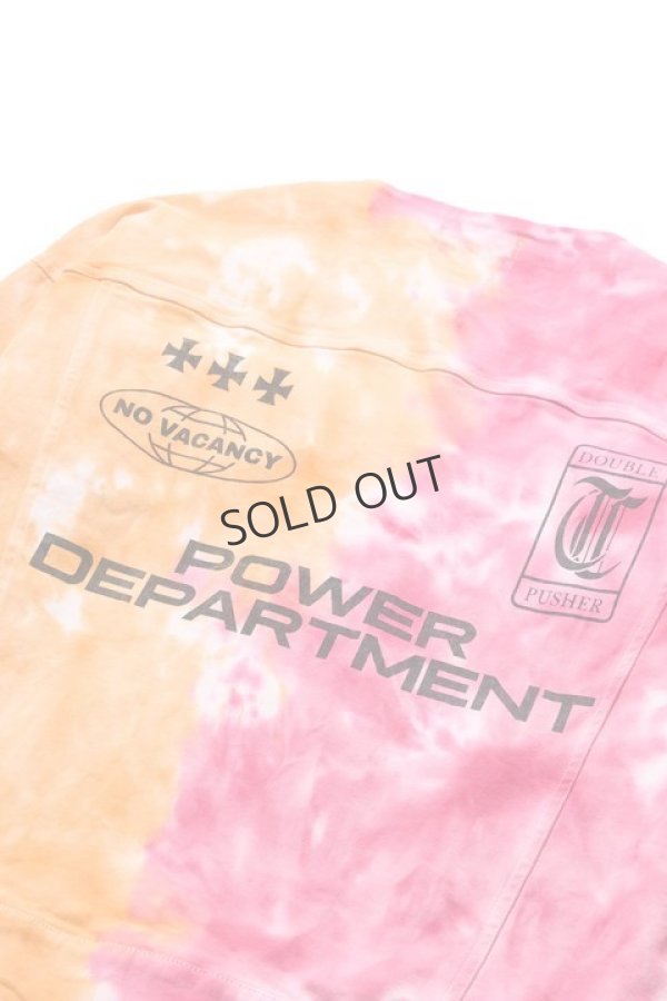 画像10: {SOLD}TAIN DOUBLE PUSH タインダブルプッシュ POWER DEPARTMENT UNEVEN DYEING JACKET{-BDS} (10)