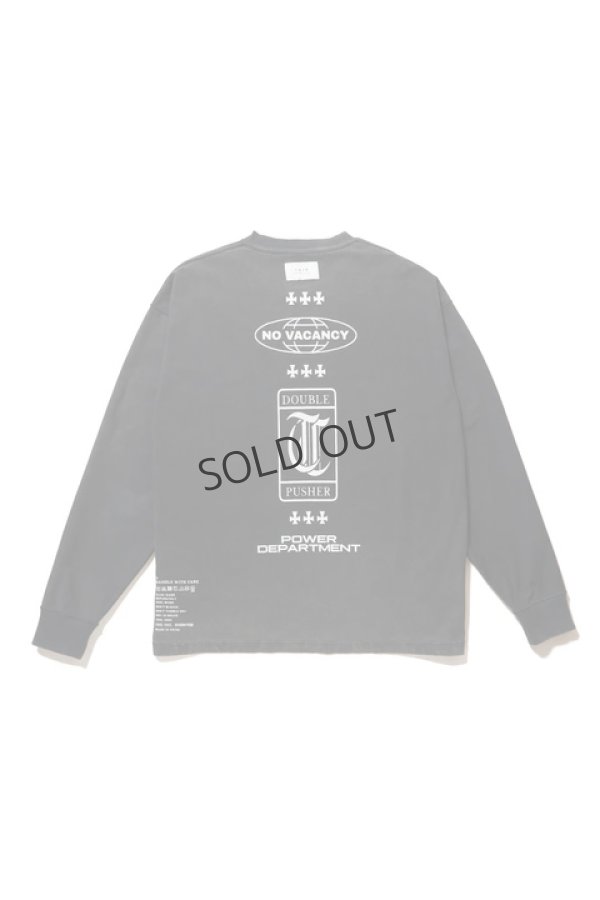 画像19: {SOLD}TAIN DOUBLE PUSH タインダブルプッシュ NO VACANCY LONG SLEEVE T-SHIRTS(リバーシブル){-BDS} (19)