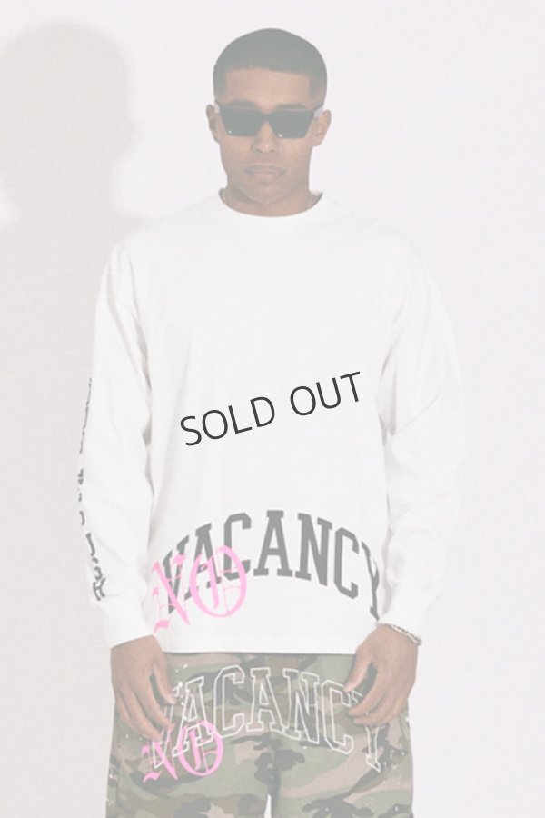 画像1: {SOLD}【24SS新作】TAIN DOUBLE PUSH タインダブルプッシュ NO VACANCY LONG SLEEVE T-SHIRTS（リバーシブル）{-BDS} (1)