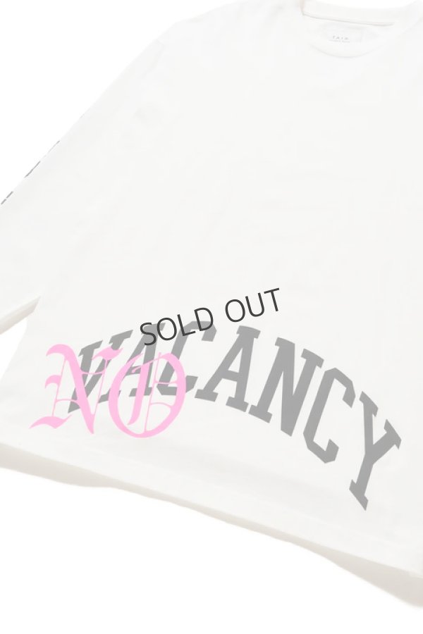 画像11: {SOLD}TAIN DOUBLE PUSH タインダブルプッシュ NO VACANCY LONG SLEEVE T-SHIRTS(リバーシブル){-BDS} (11)