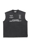 画像2: {SOLD}TAIN DOUBLE PUSH タインダブルプッシュ POWER DEPARTMENT NO SLEEVE T-SHIRTS{-BDS} (2)