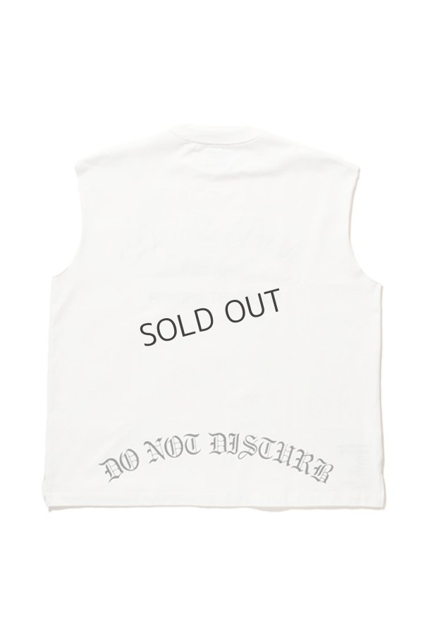 画像3: {SOLD}TAIN DOUBLE PUSH タインダブルプッシュ POWER DEPARTMENT NO SLEEVE T-SHIRTS{-BDS} (3)