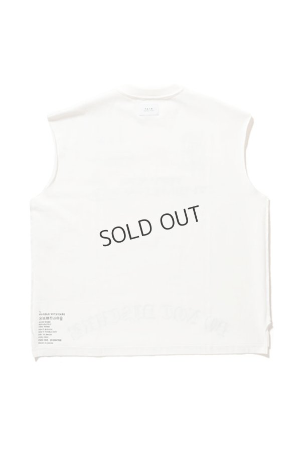 画像5: {SOLD}TAIN DOUBLE PUSH タインダブルプッシュ POWER DEPARTMENT NO SLEEVE T-SHIRTS{-BDS} (5)