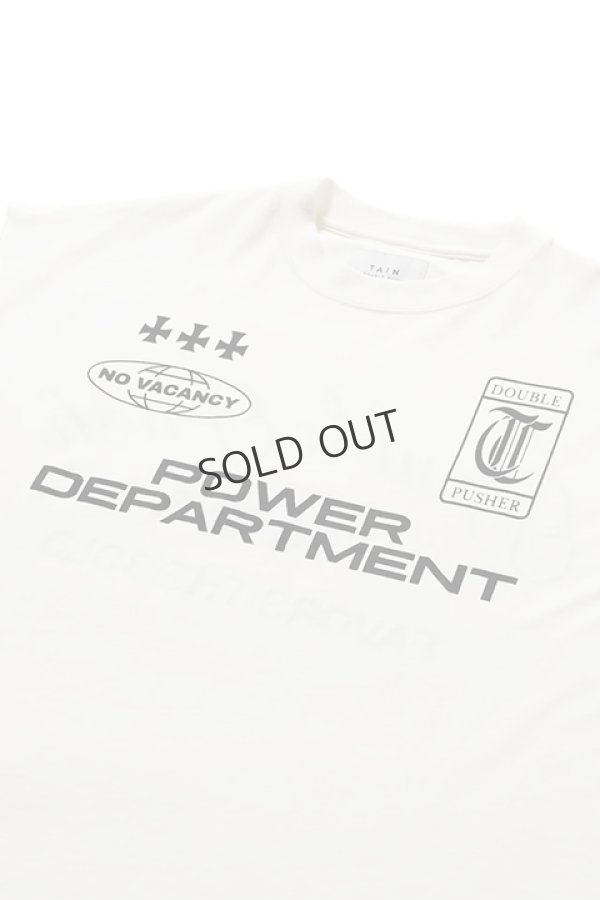 画像6: {SOLD}TAIN DOUBLE PUSH タインダブルプッシュ POWER DEPARTMENT NO SLEEVE T-SHIRTS{-BDS} (6)