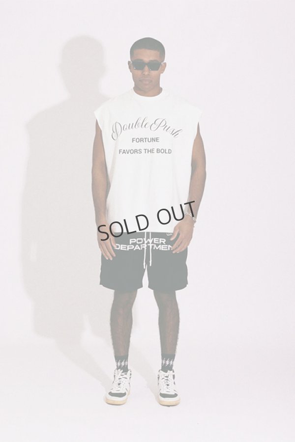 画像13: {SOLD}TAIN DOUBLE PUSH タインダブルプッシュ POWER DEPARTMENT NO SLEEVE T-SHIRTS{-BDS} (13)