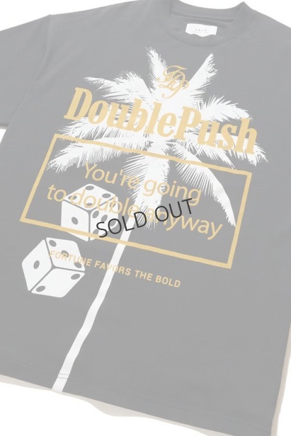 画像9: {SOLD}TAIN DOUBLE PUSH タインダブルプッシュ PALM DICE SHORT SLEEVE T-SHIRTS(リバーシブル){-BDS} (9)