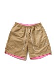 画像1: 【24SS新作】TAIN DOUBLE PUSH タインダブルプッシュ DOUBLE PUSH REVERSIBLE SHORTS{-BDS} (1)