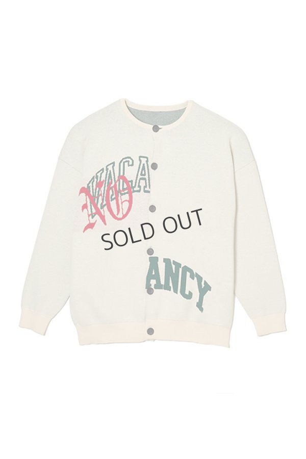 画像2: {SOLD}TAIN DOUBLE PUSH タインダブルプッシュ NO VACANCY KNIT CREW NECK CARDIGAN{-BDS} (2)