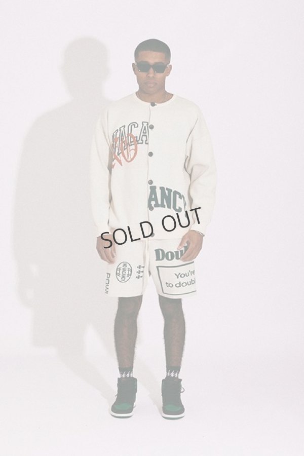 画像6: {SOLD}TAIN DOUBLE PUSH タインダブルプッシュ NO VACANCY KNIT CREW NECK CARDIGAN{-BDS} (6)