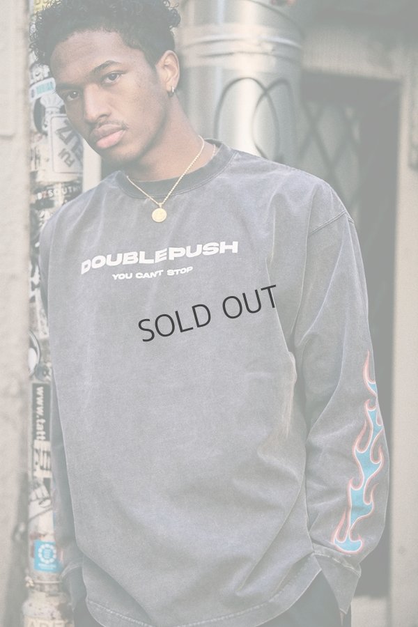 画像11: {SOLD}TAIN DOUBLE PUSH タインダブルプッシュ DOUBLE PUSH LONG SLEEVE T-SHIRTS{-BES} (11)