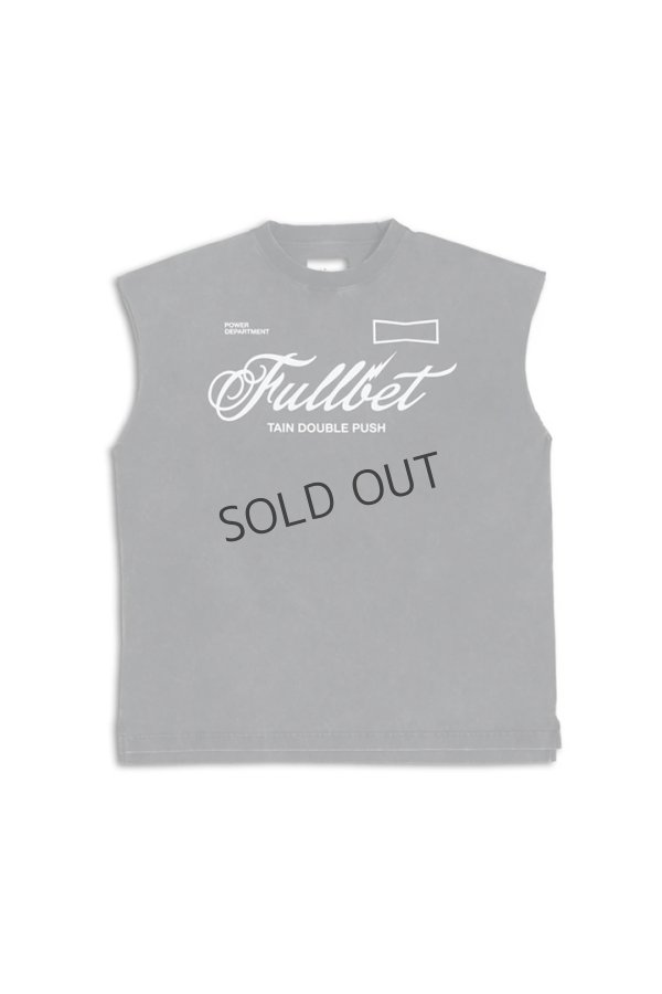 画像1: {SOLD}TAIN DOUBLE PUSH タインダブルプッシュ FULL BET NO SLEEVE T-SHIRTS{-BES} (1)