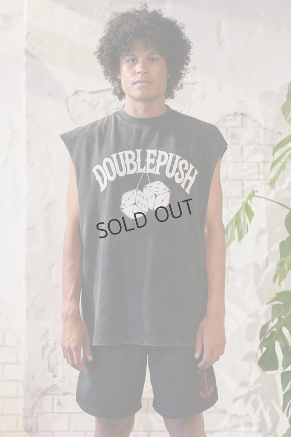画像3: {SOLD}TAIN DOUBLE PUSH タインダブルプッシュ DOUBLE PUSH DICE NO SLEEVE T-SHIRTS{-BES} (3)