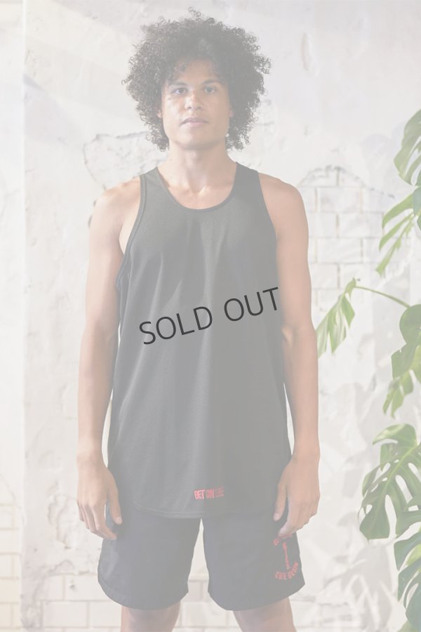 画像3: {SOLD}TAIN DOUBLE PUSH タインダブルプッシュ BET ON YOURSELF MESH TANK TOP{T515-TT209-BES} (3)