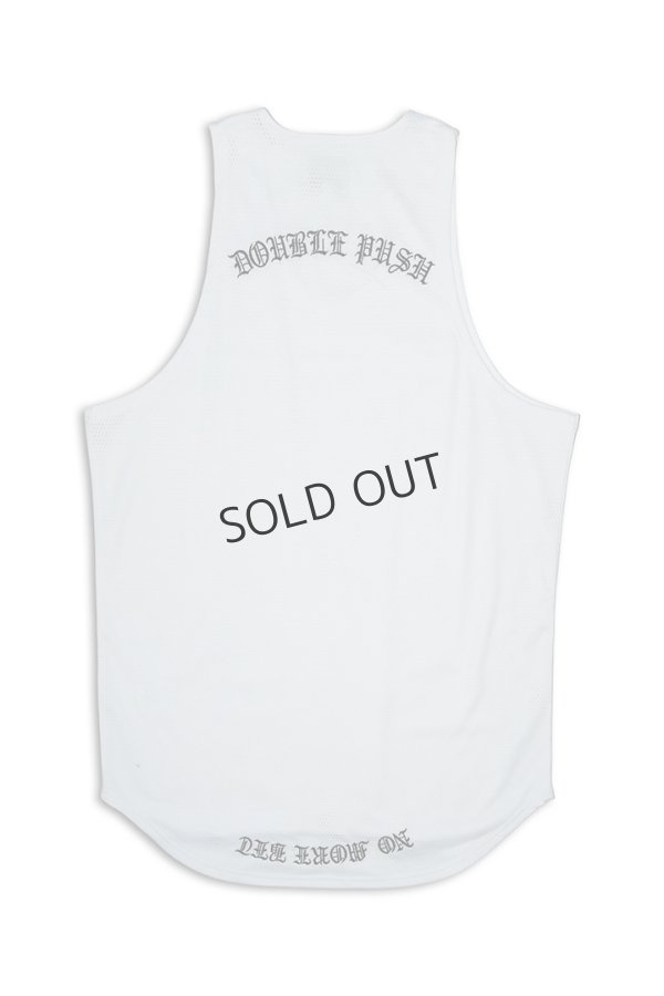 画像2: {SOLD}TAIN DOUBLE PUSH タインダブルプッシュ BET ON YOURSELF MESH TANK TOP{T515-TT209-BES} (2)