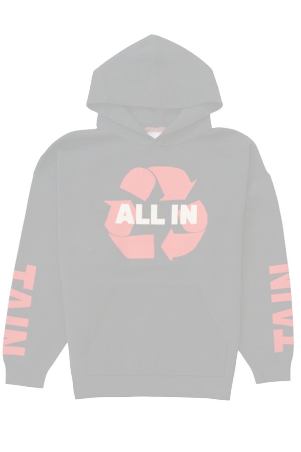 画像3: TAIN DOUBLE PUSH タインダブルプッシュ ALL IN KNIT HOODIE{-BEA} (3)