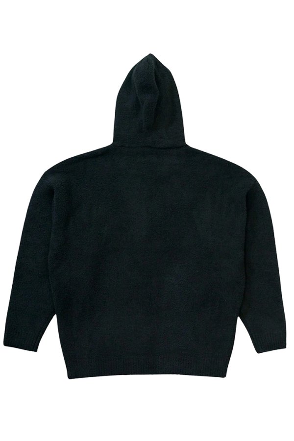 画像2: TAIN DOUBLE PUSH タインダブルプッシュ SHAGGY KNIT HOODIE{-BEA} (2)