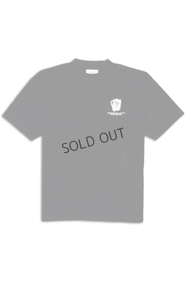 画像1: TAIN DOUBLE PUSH タインダブルプッシュ DANCING WITH THE DEVIL SHORT SLEEVE T-SHIRTS{-BEA} (1)
