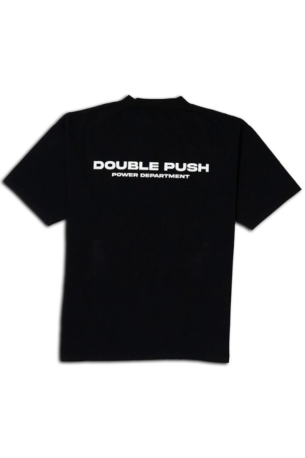 画像2: 【 20%OFF セール14,300円→11,440円】 TAIN DOUBLE PUSH タインダブルプッシュ DANCING WITH THE DEVIL SHORT SLEEVE T-SHIRTS{-BEA} (2)