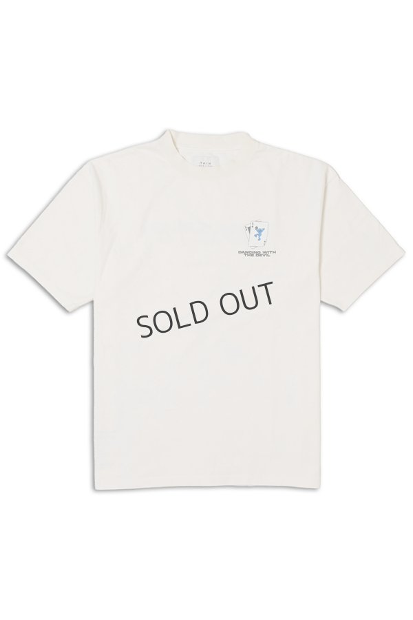 画像1: TAIN DOUBLE PUSH タインダブルプッシュ DANCING WITH THE DEVIL SHORT SLEEVE T-SHIRTS{-BEA} (1)
