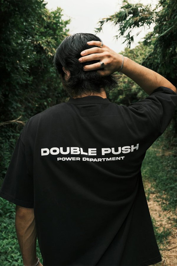 画像3: 【 20%OFF セール14,300円→11,440円】 TAIN DOUBLE PUSH タインダブルプッシュ DANCING WITH THE DEVIL SHORT SLEEVE T-SHIRTS{-BEA} (3)