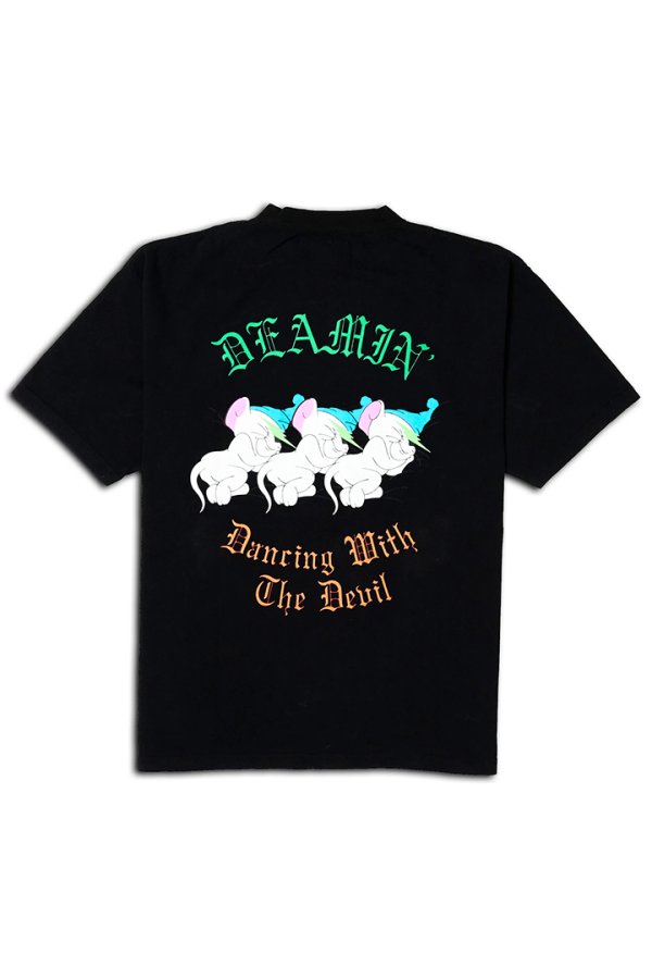 画像1: 【 20%OFF セール14,300円→11,440円】 TAIN DOUBLE PUSH タインダブルプッシュ DREAMIN’ SHORT SLEEVE T-SHIRTS{-BEA} (1)