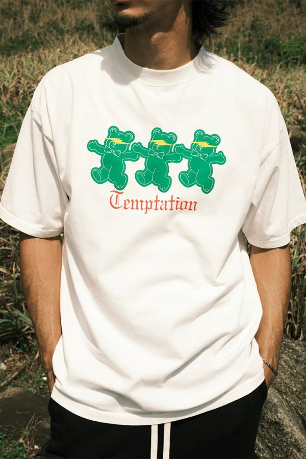 画像4: 【 20%OFF セール14,300円→11,440円】 TAIN DOUBLE PUSH タインダブルプッシュ TEMPTATION SHORT SLEEVE T-SHIRTS{-BEA} (4)