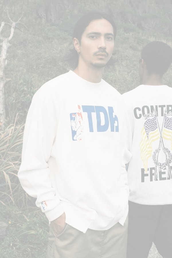 画像3: TAIN DOUBLE PUSH タインダブルプッシュ CREW NECK SWEAT{-BEA} (3)