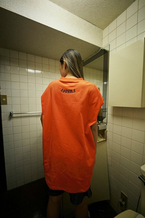 画像4: TAIN DOUBLE PUSH タインダブルプッシュ NO WAY BACK NO SLEEVE T-SHIRTS{-BFS} (4)