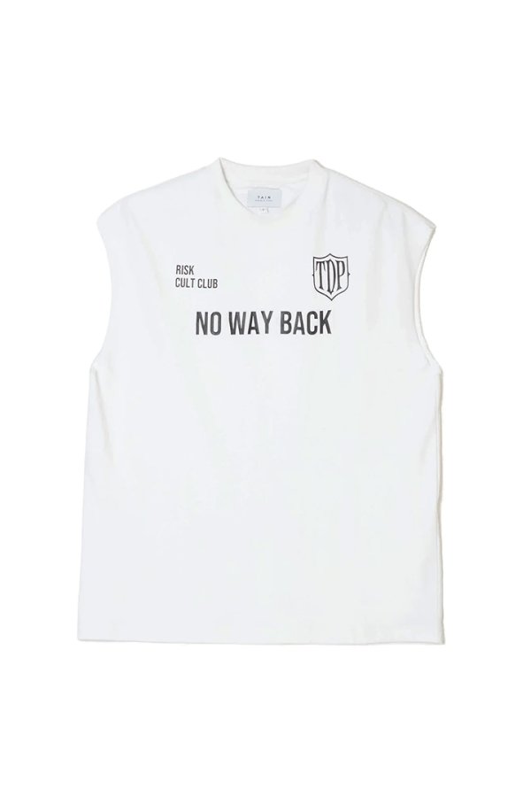 画像1: TAIN DOUBLE PUSH タインダブルプッシュ NO WAY BACK NO SLEEVE T-SHIRTS{-BFS} (1)