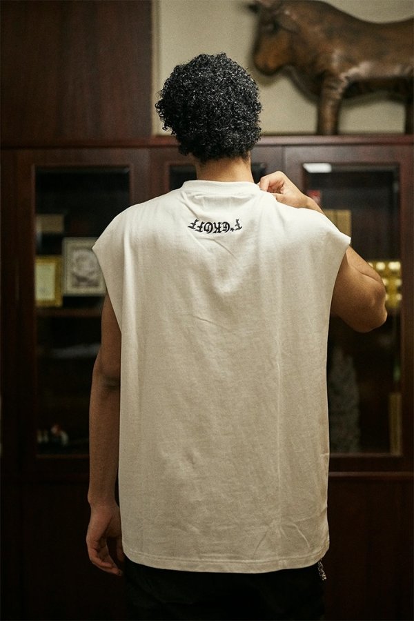 画像5: TAIN DOUBLE PUSH タインダブルプッシュ NO WAY BACK NO SLEEVE T-SHIRTS{-BFS} (5)