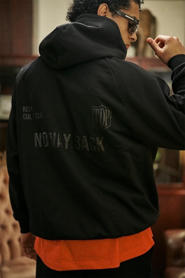 画像4: TAIN DOUBLE PUSH タインダブルプッシュ MONOGRAM P/O SWEAT HOODIE{-BFS} (4)